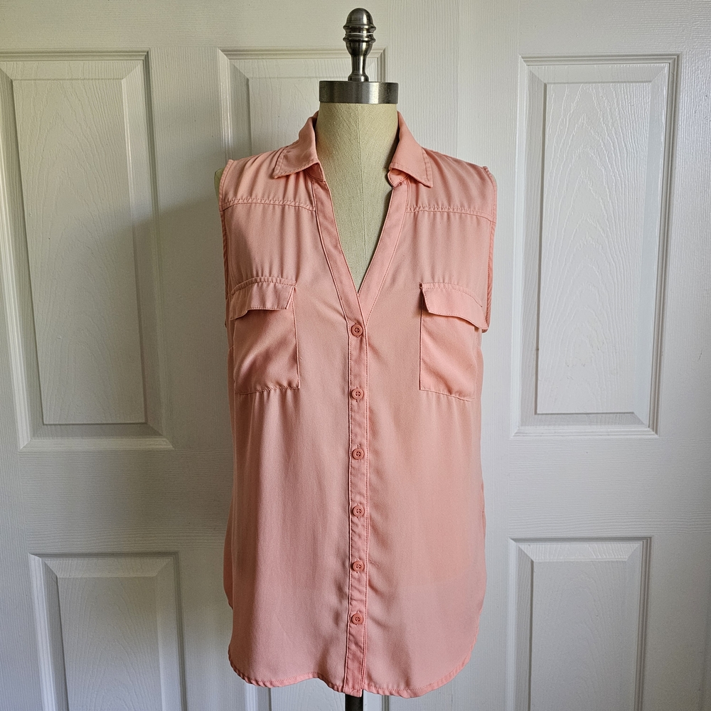 NY&Co Coral Sleeveless Blouse